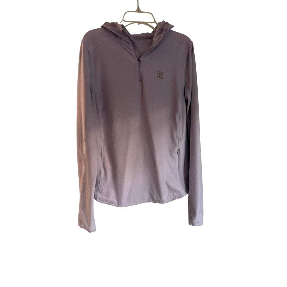 Alaskan Hardgear Duluth Trading Co Womens Lavender Quarter Zip Hoodie Small AKHG